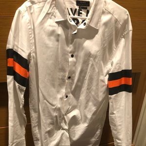 Zara men’s shirt with varsity stripe